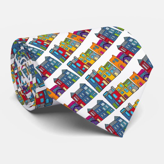 Washington D.C.の長屋 ネクタイ (ロール)