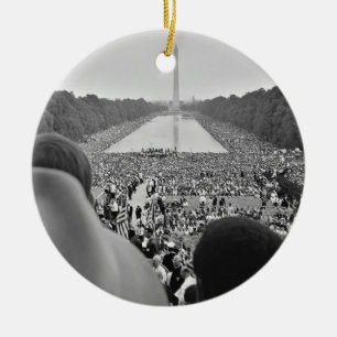 Washington D.C.の1963の人権3月 セラミックオーナメント