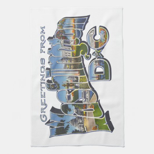 Washington D.C. キッチンタオル (縦)