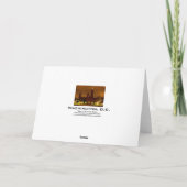 Washington D.C.スミソニアンの挨拶状 カード (裏面)