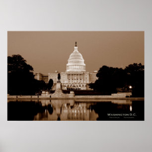 Washington D.C. -国会議事堂 ポスター