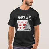 Washington D C  51st State  Cool DC Statehood Tシャツ (正面)