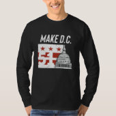 Washington D C 51st State Cool DC Statehood Tシャツ (正面)