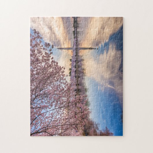 Washington D.C Cherry Blossom ジグソーパズル (縦)
