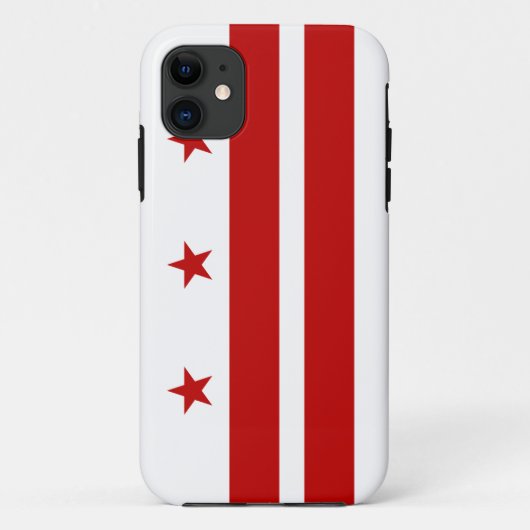 Washington D.C. FlagのiPhone 5の場合 Case-Mate iPhoneケース (裏面)