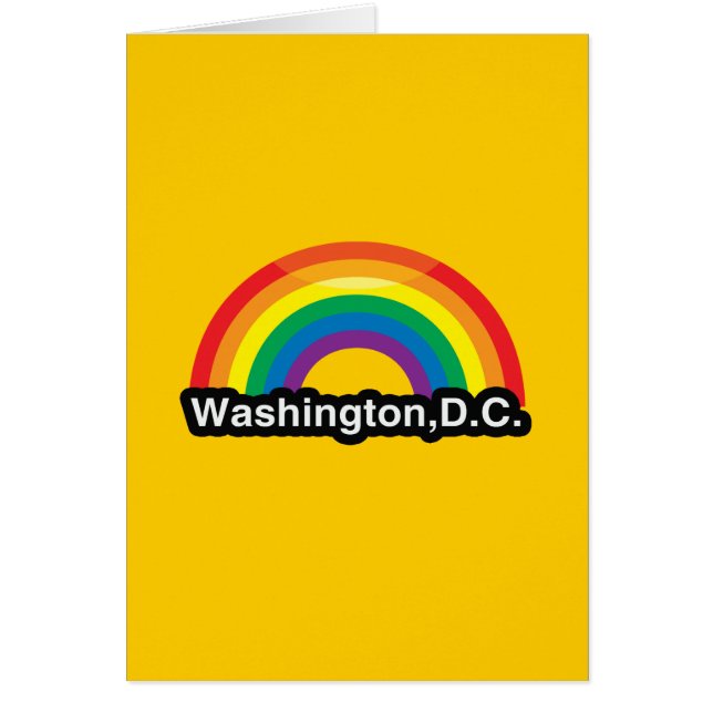 WASHINGTON D.C. LGBT PRIDEの虹 (正面)