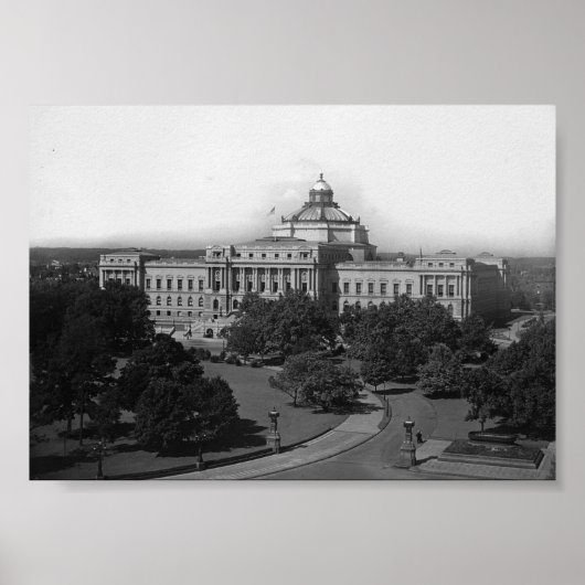 Washington, D.C., Library of Congress, ヴィンテージ ポスター (正面)