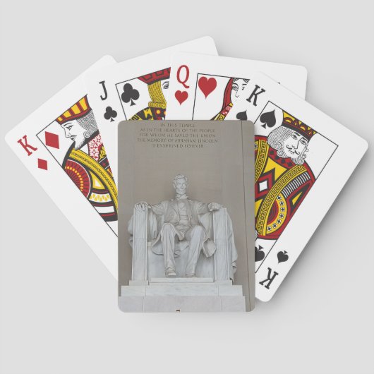 Washington D.C. Lincoln Memorial Playing Cards トランプ (裏面)