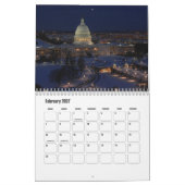 Washington, D.C.-USA Calendar カレンダー (2月 2027)
