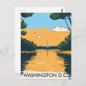 Washington D.C. USA Travel ポストカード (正面/裏面)