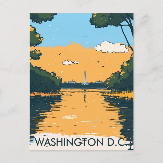 Washington D.C. USA Travel ポストカード (正面)