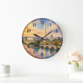 Washington D.C. Wall Clock — Landmark Design ラージ壁時計 (ホーム)