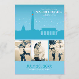Washington D.C. Weddingの保存日付 セーブザデート