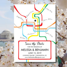 Washington DC日付メトロマップの保存