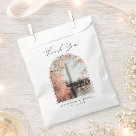 Washington DC'結婚's Thank You Photo Favorバッグ フェイバーバッグ