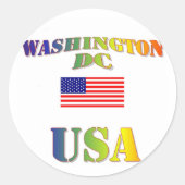 Washington DC ラウンドシール (正面)