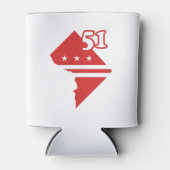 Washington DC 51st state statehood 缶クーラー (正面)