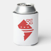 Washington DC 51st state statehood 缶クーラー (缶裏面)
