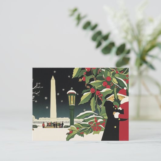 Washington DC Art Deco Style card ポストカード (スタンド正面)