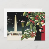 Washington DC Art Deco Style card ポストカード (正面/裏面)