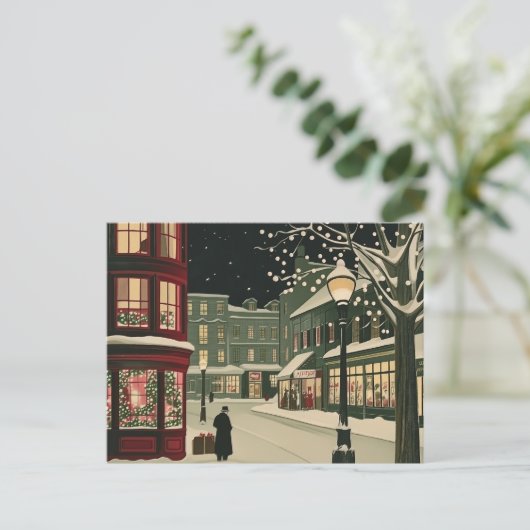 Washington DC Art Deco Style card Georgetown ポストカード (スタンド正面)