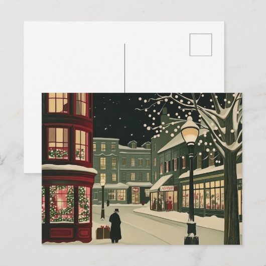 Washington DC Art Deco Style card Georgetown ポストカード (正面/裏面)