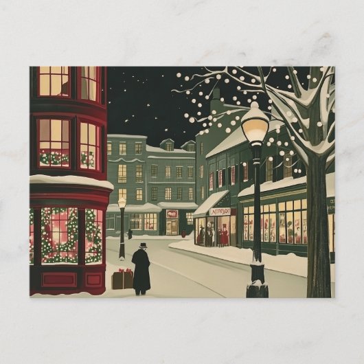 Washington DC Art Deco Style card Georgetown ポストカード (正面)