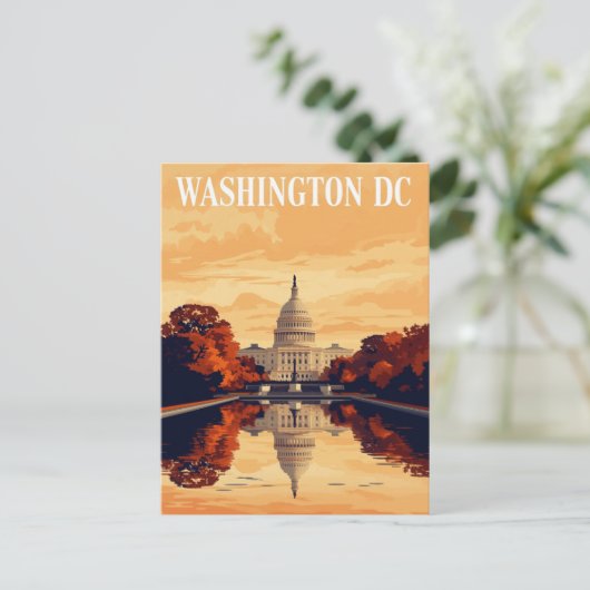 Washington DC Capitol Building ポストカード (スタンド正面)