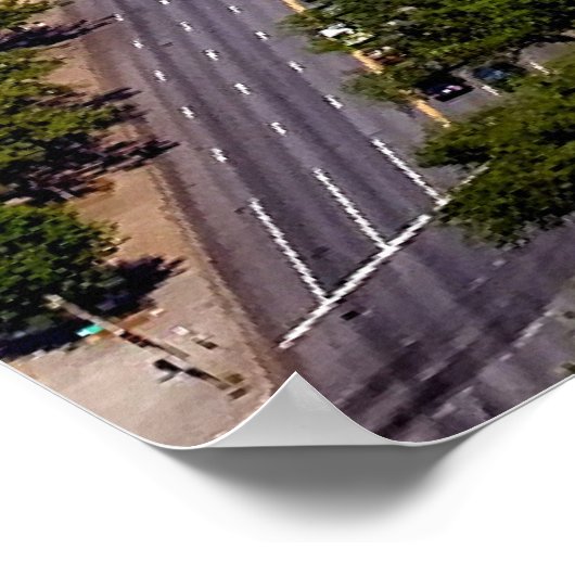 Washington DC cityscape ポスター (角)