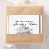 Washington DC Destination Water Bottleラベル ラベル (インサイチュ)