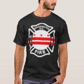 Washington DC Fire Department Firefighters Tシャツ (正面)