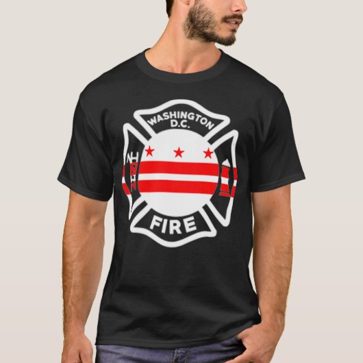 Washington DC Fire Department  Firefighters Tシャツ (正面)