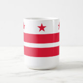 Washington DC Flag コーヒーマグカップ (中央)