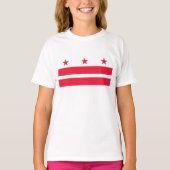 Washington DC Flag Tシャツ (正面)