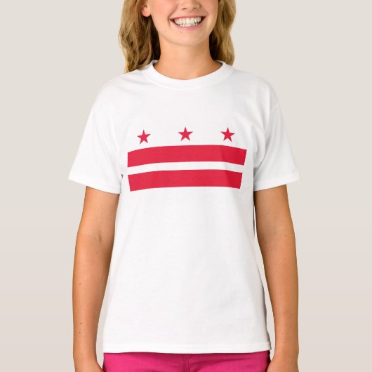 Washington DC Flag Tシャツ (正面)