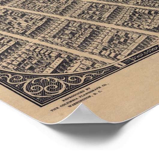 Washington DC (Olsen) 1923 MED QUALITY （注を参照） ポスター (角)