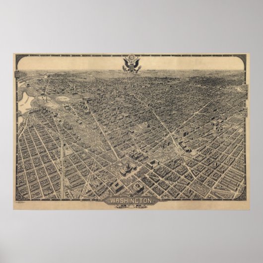 Washington DC (Olsen) 1923 MED QUALITY （注を参照） ポスター (正面)