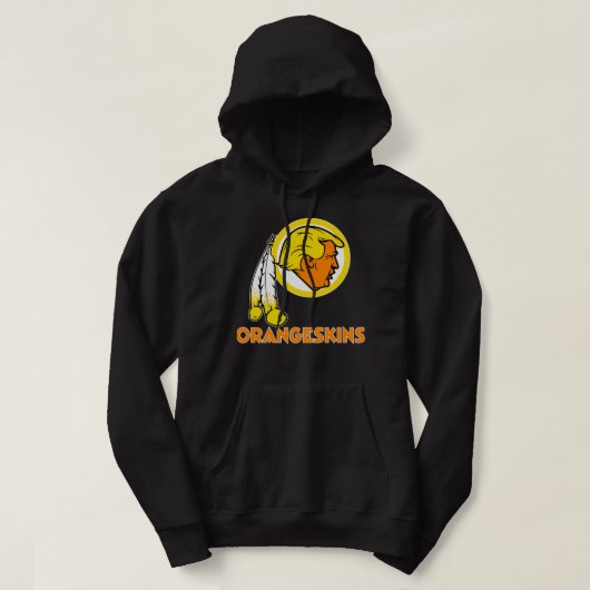 Washington DC Orangeskins Team Logo v1 クラシックT S パーカ (デザイン正面)