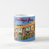 Washington DC Retro Postcard Mug コーヒーマグカップ (中央)