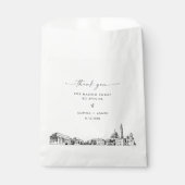 Washington DC Skyline'結婚s Thank You Favoritesバッグ フェイバーバッグ (正面)