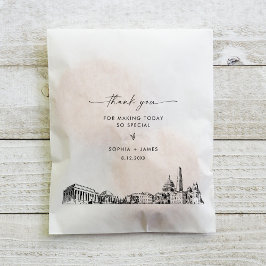 Washington DC Skyline'結婚s Thank You Favoritesバッグ フェイバーバッグ