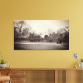 WASHINGTON DC THE WHITE HOUSE 1919ヴィンテージ写真 キャンバスプリント (インサイチュ (リビング))