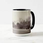 WASHINGTON DC THE WHITE HOUSE 1919ヴィンテージ写真 マグカップ (正面右)