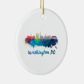 Washington DC V2スカイライン水色 セラミックオーナメント (右)