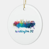 Washington DC V2スカイライン水色 セラミックオーナメント (左)