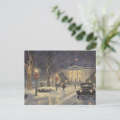 Washington DC White House Vintage Retro card ポストカード (スタンド正面)