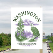 Washington Evergreen State Travel ポストカード