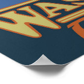 Washington Fisherman – フライフィッシング旅行のポスター ポスター (角)