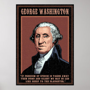 Washington -Free Speech ポスター