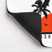 Washington Golden Gardens Park Surfing Surfboardin マウスパッド (コーナー)